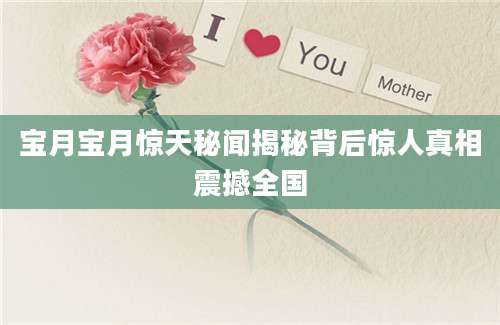 宝月宝月惊天秘闻揭秘背后惊人真相震撼全国
