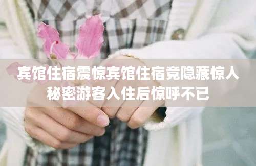 宾馆住宿震惊宾馆住宿竟隐藏惊人秘密游客入住后惊呼不已