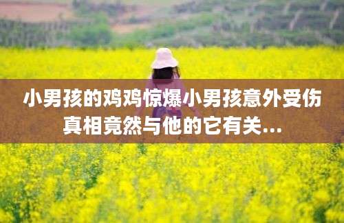 小男孩的鸡鸡惊爆小男孩意外受伤真相竟然与他的它有关...