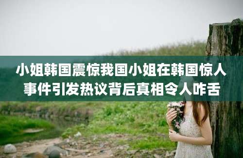 小姐韩国震惊我国小姐在韩国惊人事件引发热议背后真相令人咋舌