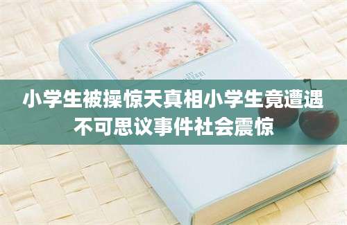 小学生被操惊天真相小学生竟遭遇不可思议事件社会震惊