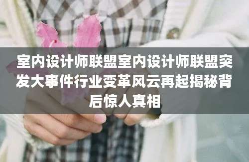 室内设计师联盟室内设计师联盟突发大事件行业变革风云再起揭秘背后惊人真相