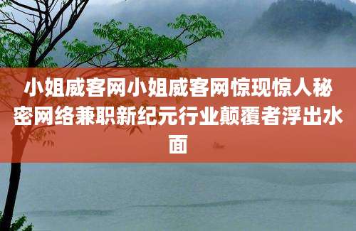 小姐威客网小姐威客网惊现惊人秘密网络兼职新纪元行业颠覆者浮出水面