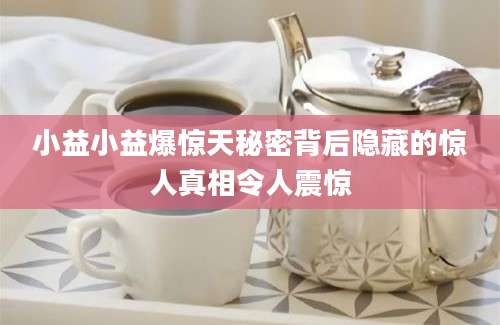 小益小益爆惊天秘密背后隐藏的惊人真相令人震惊