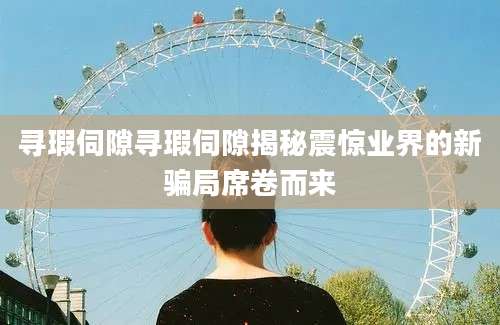 寻瑕伺隙寻瑕伺隙揭秘震惊业界的新骗局席卷而来