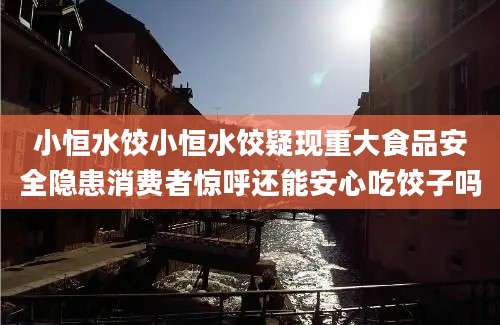 小恒水饺小恒水饺疑现重大食品安全隐患消费者惊呼还能安心吃饺子吗