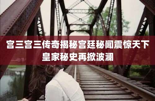 宫三宫三传奇揭秘宫廷秘闻震惊天下皇家秘史再掀波澜