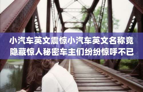 小汽车英文震惊小汽车英文名称竟隐藏惊人秘密车主们纷纷惊呼不已