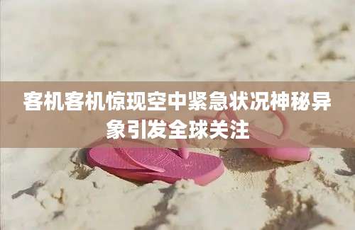 客机客机惊现空中紧急状况神秘异象引发全球关注