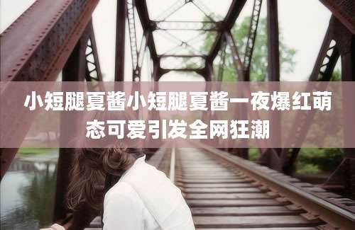 小短腿夏酱小短腿夏酱一夜爆红萌态可爱引发全网狂潮