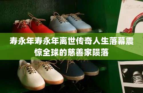 寿永年寿永年离世传奇人生落幕震惊全球的慈善家陨落