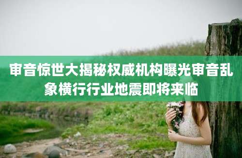 审音惊世大揭秘权威机构曝光审音乱象横行行业地震即将来临