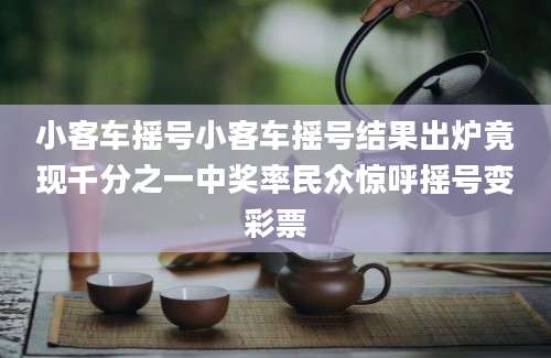 小客车摇号小客车摇号结果出炉竟现千分之一中奖率民众惊呼摇号变彩票