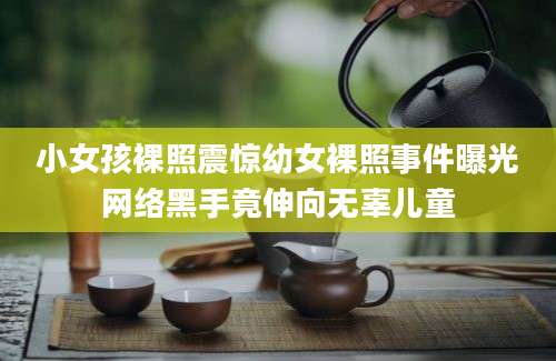 小女孩裸照震惊幼女裸照事件曝光网络黑手竟伸向无辜儿童